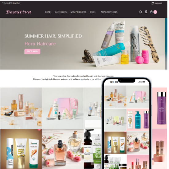 Picture of Beautiva Theme for nopCommerce