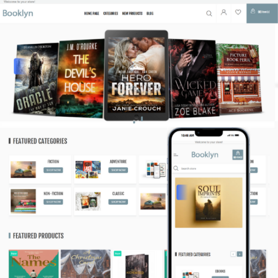 Picture of Booklyn Theme for nopCommerce