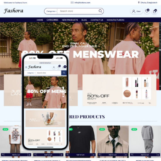 Picture of Fashora Theme for nopCommerce
