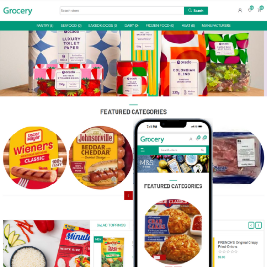 Picture of Grocery Theme for nopCommerce