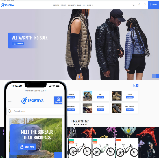 Picture of Sportiva Theme for nopCommerce