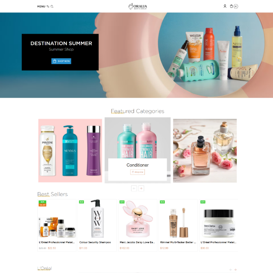 Picture of Oralia Theme for nopCommerce