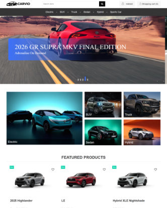 Picture of Carvio Theme for nopCommerce