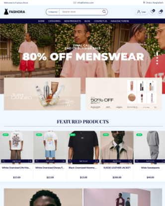 Picture of Fashora Theme for nopCommerce