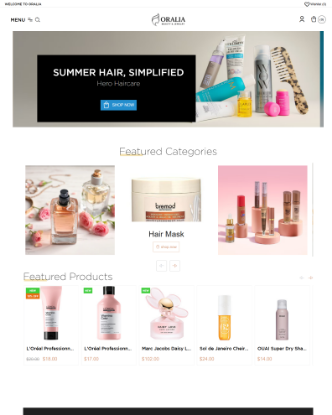 Picture of Oralia Theme for nopCommerce