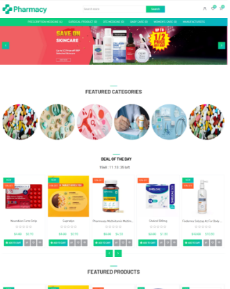 Picture of Pharmacy Theme for nopCommerce
