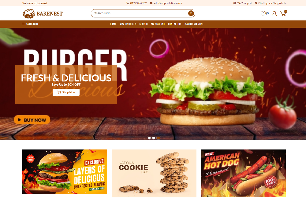 bakenest theme anywhere slider
